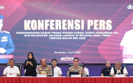 Pengungkapan 320 Kasus Jadi Bukti Keseriusan Polda Jatim Jaga Kamtibmas