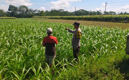 Polres Malang Jaga Ekosistem Pertanian Bersama Masyarakat